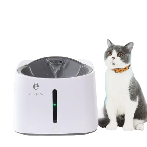 2021 Els Pet Macska Víz Adagoló Automatikus Kutya Ivó Szökőkút Vízesés Szűrő Usb -Érzékelővel Macskák Kutyák Számára