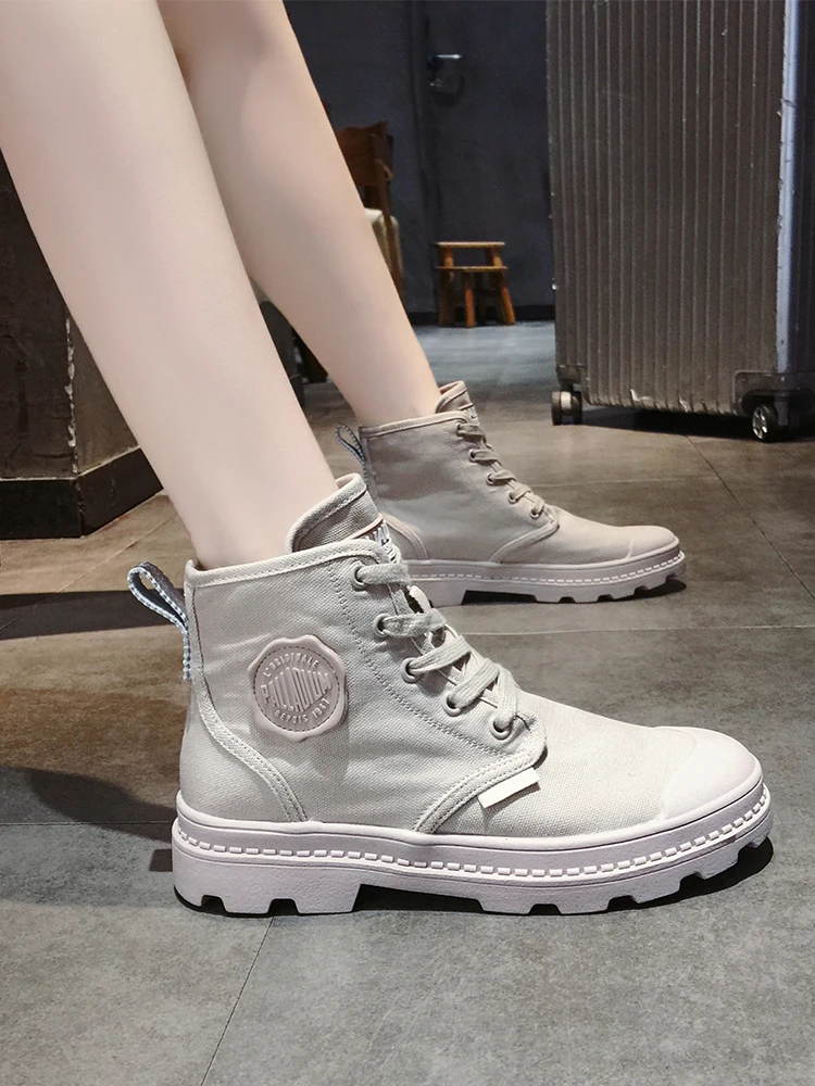 

Women Boots Female Ins Summer Breathable British Wind 2019 New Spring And Autumn Single Boots Wild Handsome Short Shoes