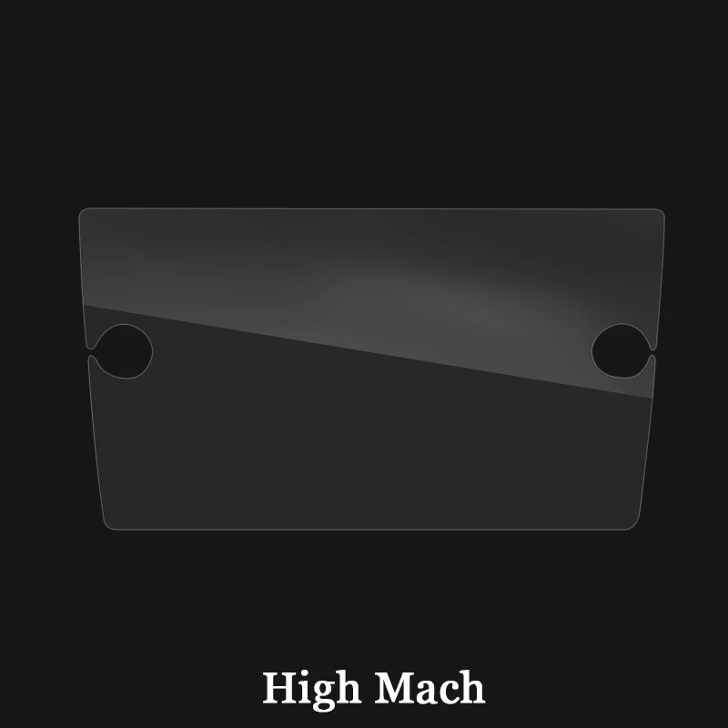 High Mach Автомобильный навигационный экран пленка приборная панель Стекло дисплей экран пленка климат контроль для Volkswagen Polo MK6 Virtus Sedan - Название цвета: High Mach