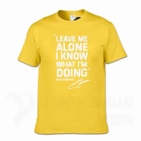 KIMI RAIKKONEN, футболки для мужчин, Leave Me Alone, I Know, с буквенным принтом, хип-хоп, футболка с круглым вырезом, Хлопковая мужская футболка, мужские топы, футболки