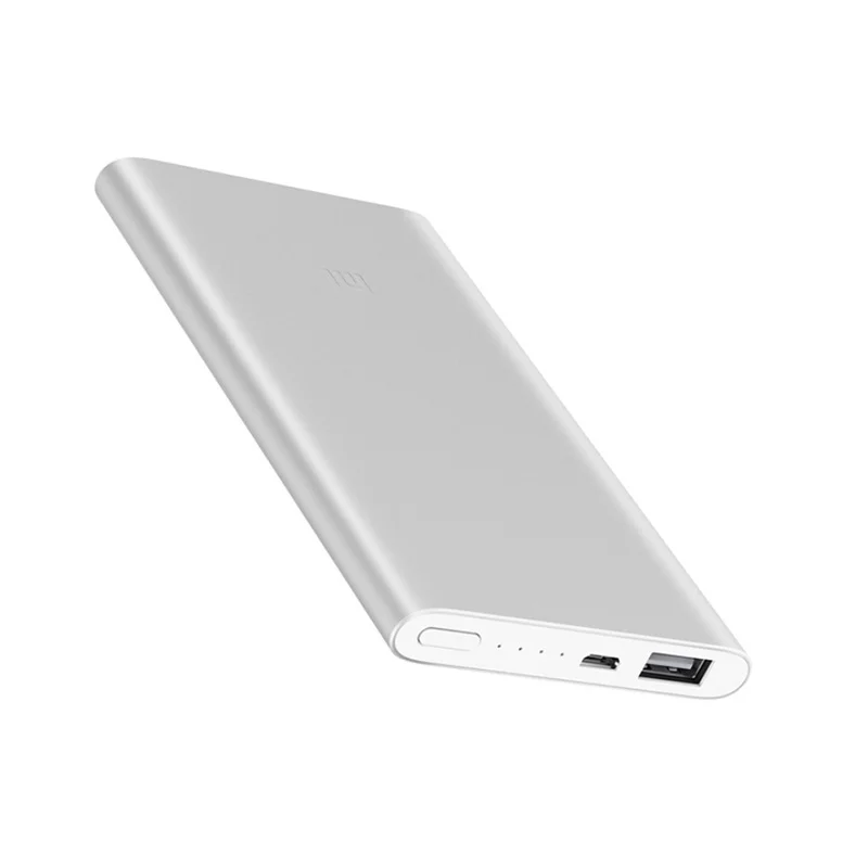 Новинка 2018 Xiaomi Mi 5000 мАч Внешний аккумулятор 2 портативное зарядное устройство