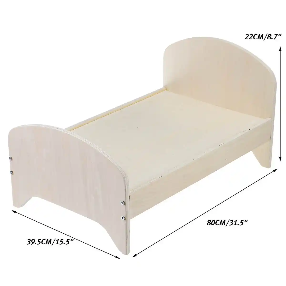 wooden bed cot