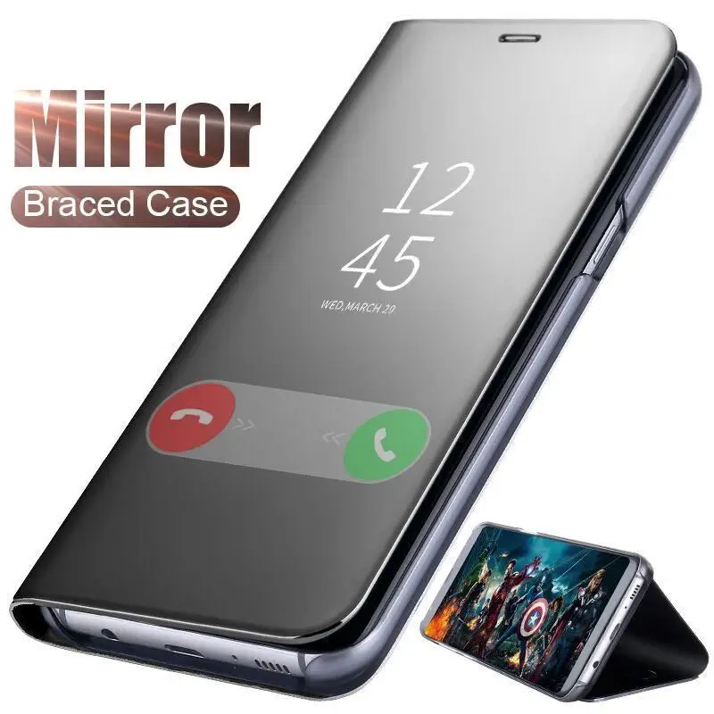

Clear View Smart Mirror Flip Case For Xiaomi Redmi S2 Case Protective Cover Fundas Capa Protective case
