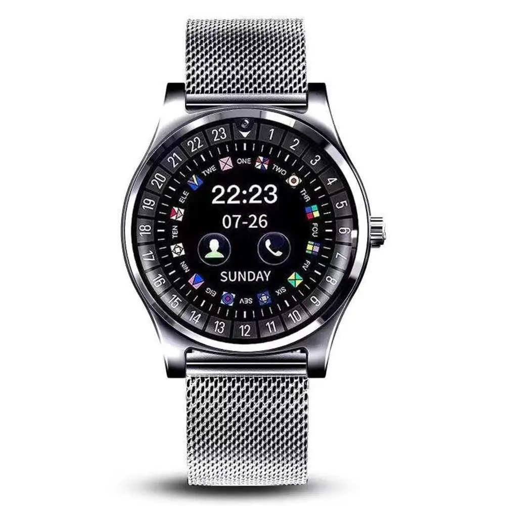 R69 фитнес-трекер цветной экран Смарт-часы браслет мониторинг сна спортивные часы браслет для мужчин и женщин - Цвет: Silver