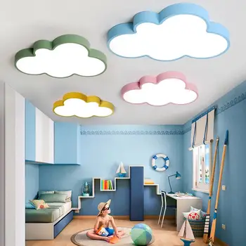 

Modern Children's bedroom LED cloud dimming ceiling lamp simple living room lamp creative kindergarten lamp nursery room