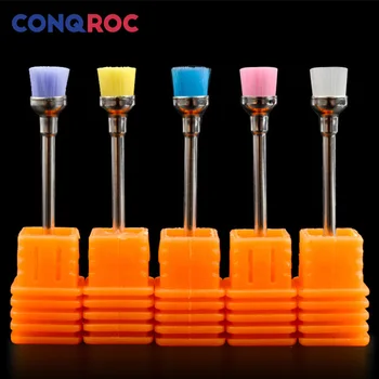 

5 Pieces Cleaning Brushes Drill Bits Set High Quality Nail Drill Bit Kit Electric Mini Drill Accessories for Dremel