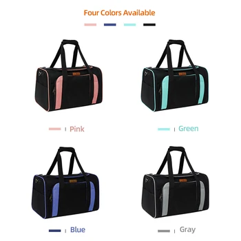 

New Breathable Convenient Design Double Open Wing Pet Out Bag Oxford Cloth Memory Metal Expansion Portable Cat Bag Pet Tent Bag