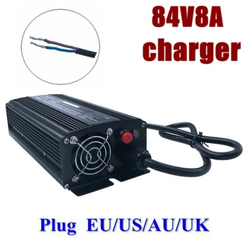 

84V 8A lithium battery smart charger for 72V 20S Li-Ion 672 watts hig bicycle electric motorcycle battery charger