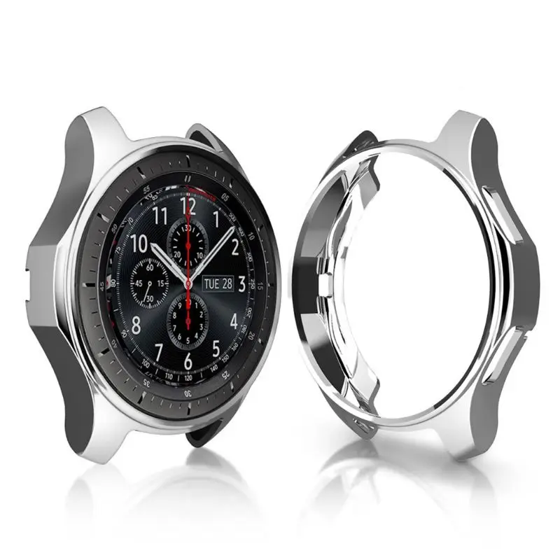 Защитный чехол из ТПУ с покрытием 46 мм для Samsung Gear S3 Classic S4 Galaxy Watch JUL31|Часы Чехлы| |