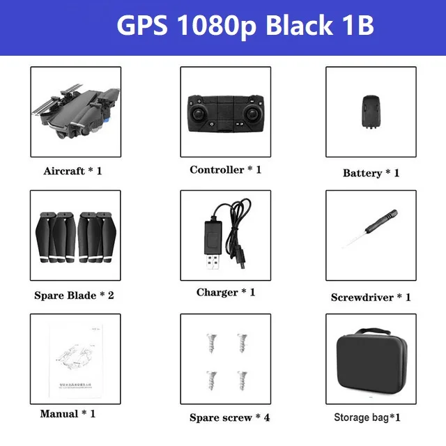 H3 RC GPS Drone With Electrically Adjustable 4K HD Camera 5G Wifi Image Transmission Foldable Quadcopter Height Hold