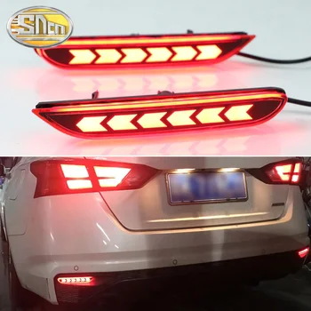 

SNCN 2PCS Multi-function LED Reflector Lamp Rear Fog Lamp Rear Bumper Light Brake Light For Nissan Pathfinder 2012 - 2019
