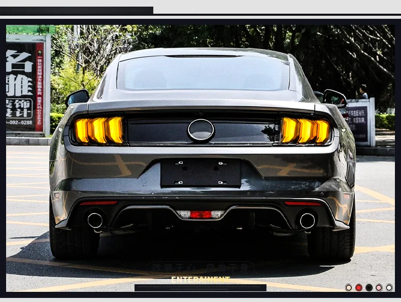 2 шт. для Ford Mustang задний светильник год с парковочным сигналом задний светильник