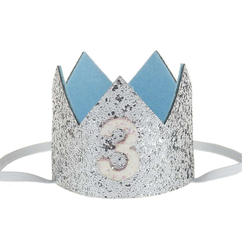 

Baby Crown Headband Princess Hair Band Tiara Headwear Birthday Party Accessories