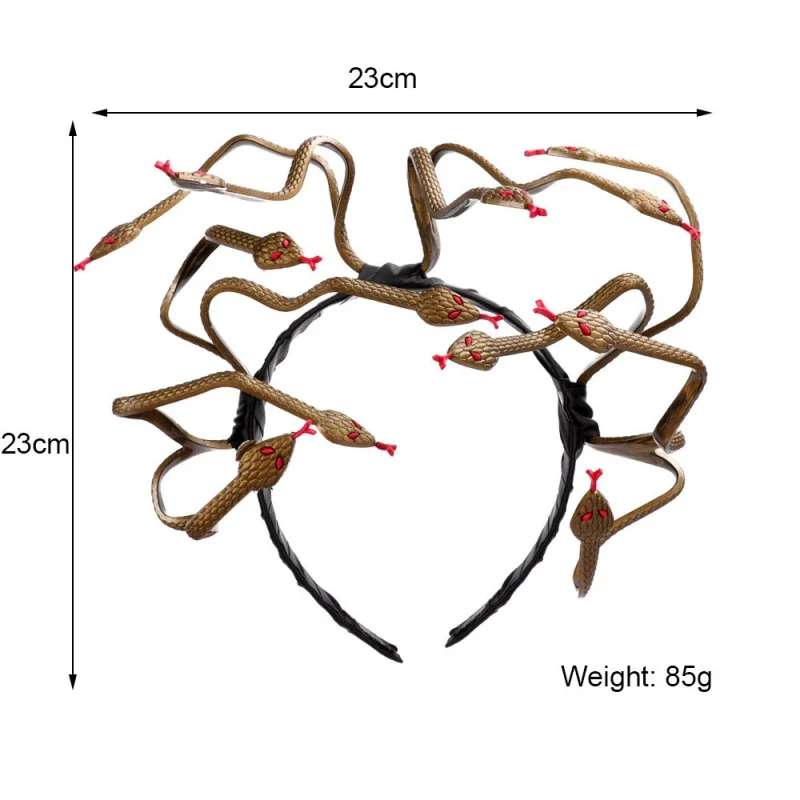 

One Size Girls Hairband Headpiece Women Halloween Party Dress Accessories Snake Headband
