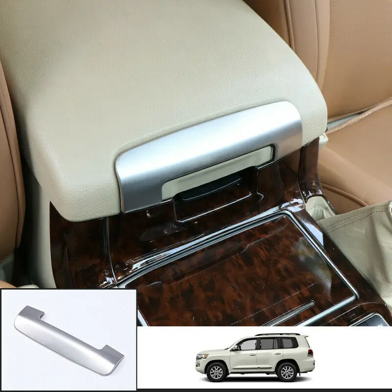 FOR Toyota land cruiser LC200 Silver Titanium armrest box decorative