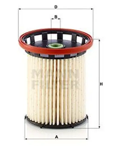 Фильтр топливный Audi A3 2.0TDI Quattro 12 MANN-FILTER PU8021