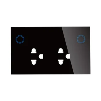 

Electrical Voice Control Switch Plug WIFI Socket Smart With Music Touching Multifunctional APP Home Wall Outlet Timing Hotel