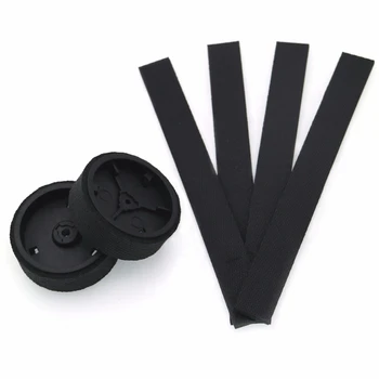 

6Pcs/Lot 2Pcs Wheels And 4Pcs Tire tape For Irobot Braava 380T 320 321 For Mint Plus 5200C For Mopping Robot Parts Accessories