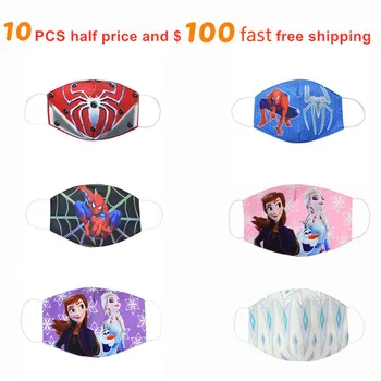 

Cute Mask Print Pink Cartoon Unicorn Face Masks Adult Protective Reusable Fabric Mask Cute Mouth Cover Washable