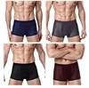 8XL Plus Banboo Fiber Men Underwear Male boxer  Solid Panties Shorts Men's Cotton Underpants Breathable Intimate Man boxers 4pcs ► Photo 3/6