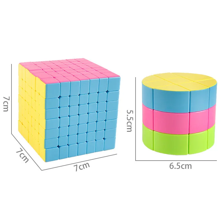 Лидер продаж, кубик Yisheng Rubik, 2345, семь 23457, набор магических кубиков, обучающая игрушка, гоночная, слепой, поворот, отправка