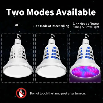 

Mosquito Killer Bulb Light 220V/110V LED E27 E26 Insect Anti Killing Fly Bug Night Light