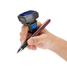 

Eyoyo 1D Wearable Ring Barcode Scanner, Upgrade Portable Mini Finger Bar Code Reader Wireless & Bluetooth & USB Wired