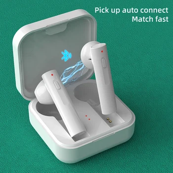 

New Air6 True Wireless Earphones Bluetooth 5.0 TWS with Mic IPX4 Waterproof Wireless In-ear Earbuds Sports Headset