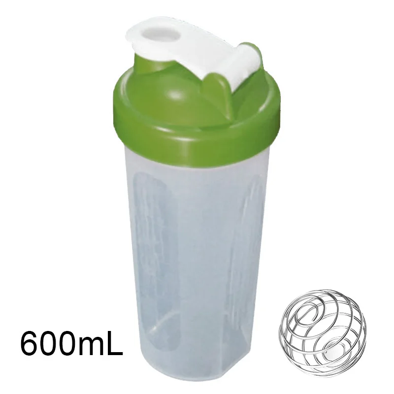 400/600ml протеин смешивание порошка чашки запаянный герметичный шейкер с перемешивающий шарик BB55