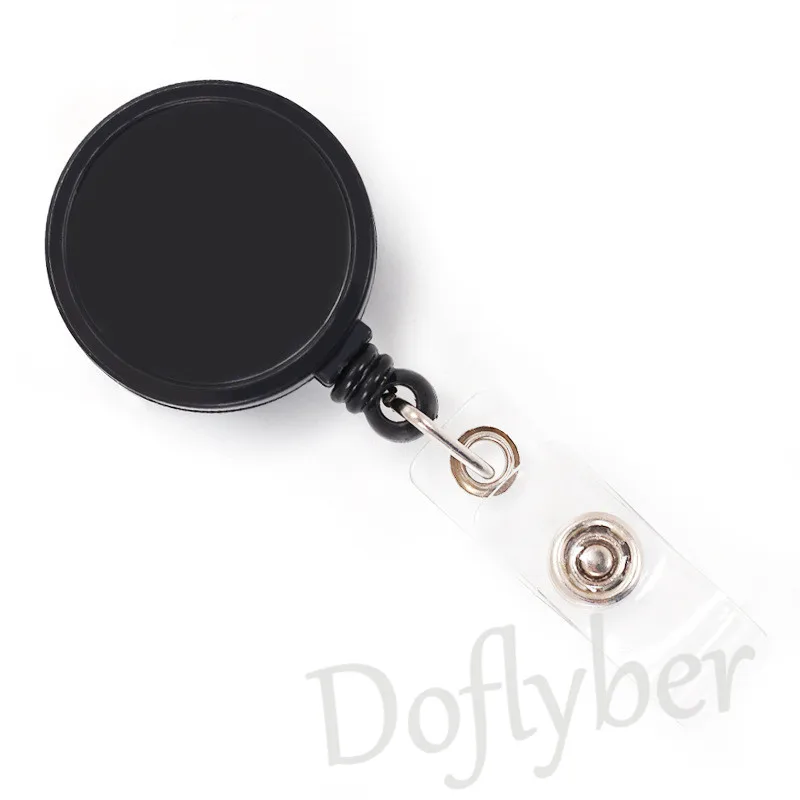 Retractable Badge Reel ID Lanyard Name Card Badge Holder Belt Clip Nurse  Student for School Office Company Supplies - AliExpress