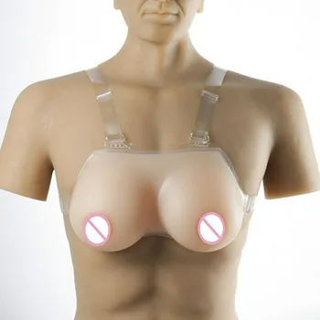 

D Cup Silicone Fake Breast Form Top Quality Realistic Soft Boobs Crossdresser Transgender Queen Transvestite Mastectomy Bra