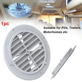 

Durable Ventilation With Fan RV Trailer Car ABS Cover Parts White Air Vent Outlet Universal Adjustable Ceiling Mount