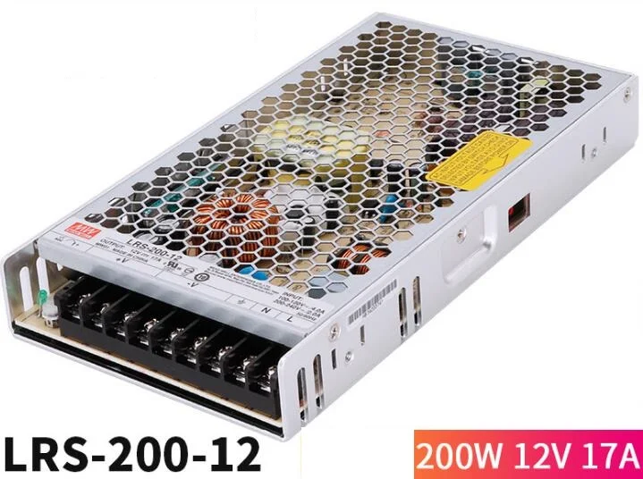 MEAN WELL LRS 200 5 в 12 В 15 24 36 48 Вт оригинальная Высокая мощность и эффективность один