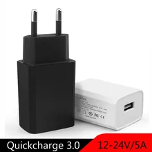 Быстрая зарядка 3,0 18 Вт QC 3,0 4,0 быстрое зарядное устройство USB портативное зарядное устройство для мобильного телефона iPhone samsung Xiaomi huawei