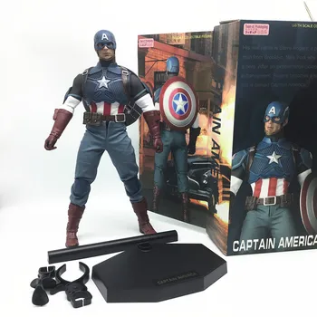 

Team of Prototyping Captain America Figure 1/6 th scale collectible figure PVC Model Toy Christmas Gift for Kids 30CM
