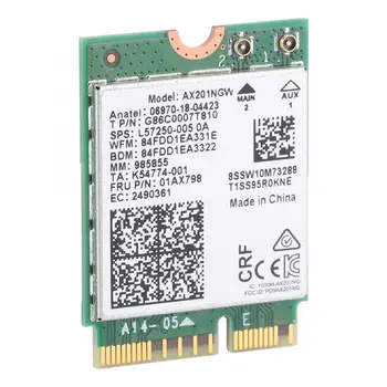 

For Intel AX201NGW 2974Mbps WiFi6 M.2 CNIVo Dual-Band Wireless Network Card With Bluetooth 5.0