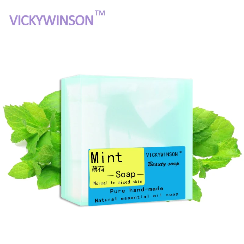 VICKYWINSON Мятное мыло ароматное блестящее гладкое шампунь мыло восстановление глубокое питание волос 100 г