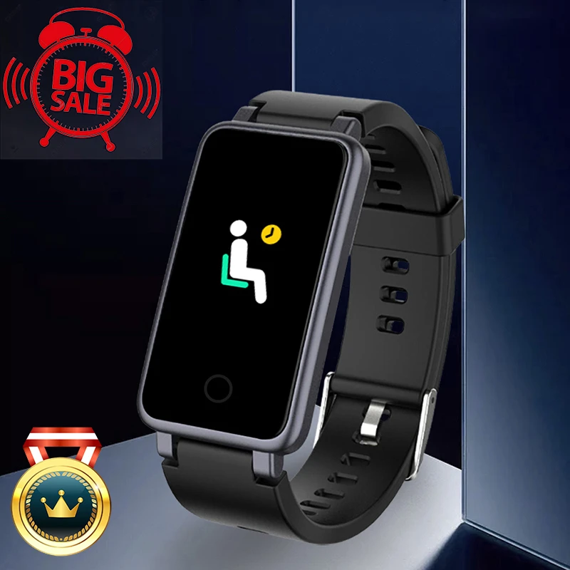 2021 Full Touch Smart Watch Men Sports Clock IP67 Waterproof Heart Rate Monitor Smartwatch For IOS Android Phone