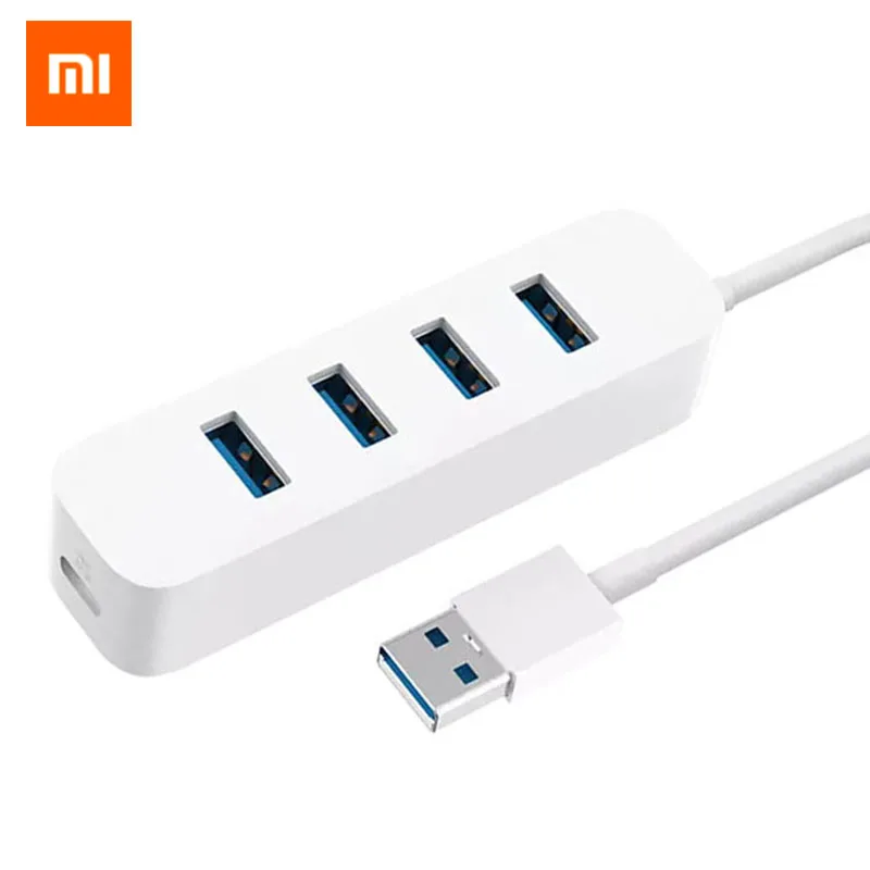 XIAOMI 4 порта USB 3 0 концентратор для расширения мини портативный MacBook/Chromebook/Notebook