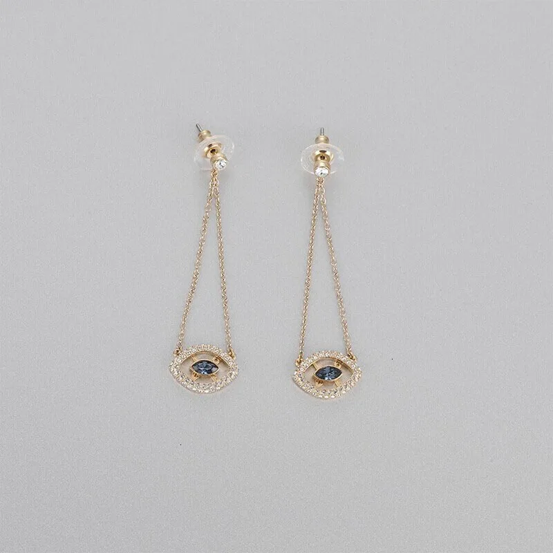 

High Quality 1:1 Devil's Eye Swa High Anti-Allergic Version Earrings