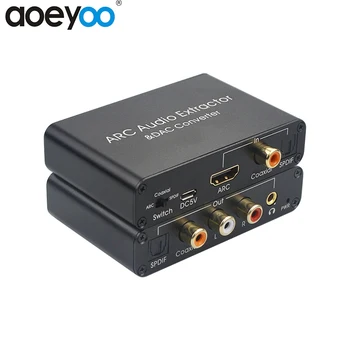 

Aoeyoo HDMI Audio Return Channel ARC&DAC Audio Converter with 3.5mm digital audio Digital audio converter