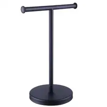 Standing Towel Rack Stainless Steel Bathroom Double Towel Bar Desktop Toilet Toilet Paper Holder Bathroom Accessories