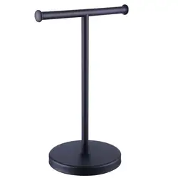 Standing Towel Rack Stainless Steel Bathroom Double Towel Bar Desktop Toilet Toilet Paper Holder Bathroom Accessories