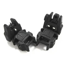 Охотничий страйкбол, аксессуары для стрельбы, 2 шт., тактический фосфоресцирующий складной передний и задний набор, резервный вид, набор прицела для винтовки