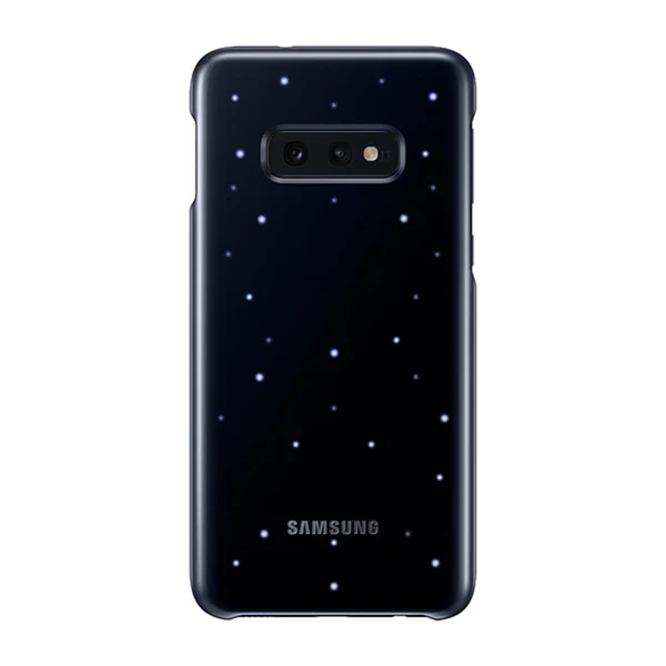 Интеллектуальный светодиодный чехол для samsung Galaxy S10 Plus S10E S10 S10+ SM-G9730 G9750 G9750 светодиодный чехол с эффектом освещения - Цвет: Black