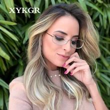 XYKGR, новинка, роскошная оправа для очков, Дамская мода, очки для близорукости, оправа, трендовая, Дамская, оптическая, компьютерная, квадратная оправа для очков