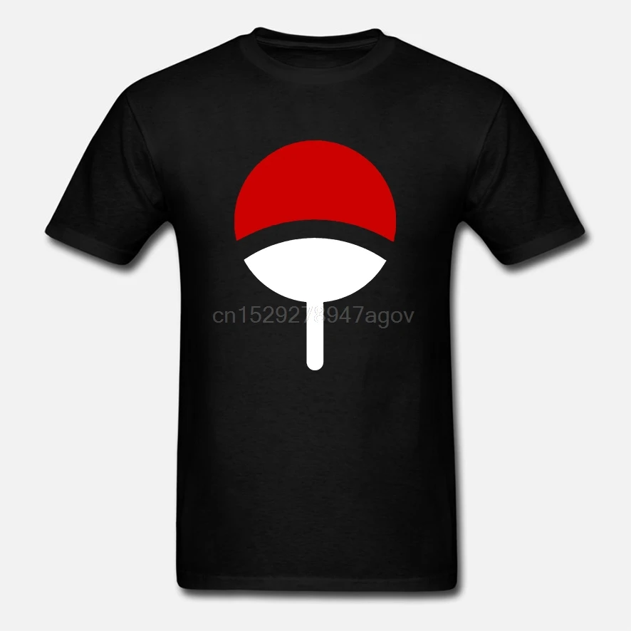 2018 брендовая футболка Homme Tees Uchiha Clan Symbol Crest аниме Итачи Саске Наруто Косплей