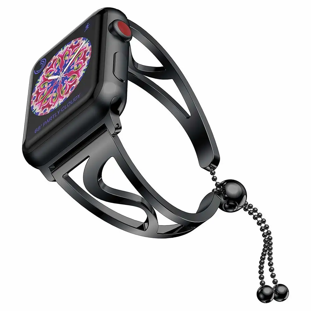 Ремешок Женский из нержавеющей стали для Apple Watch 42 мм 38 44 40 SE 5 4 3|Ремешки часов| |