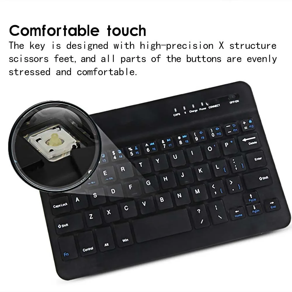 Wireless Bluetooth 3.0 Keyboard for Samsung Galaxy Tab 2 7.0/Tab 3 8"/Tab 4 7.0/Tab A 7.0 8.0/Tab S 8.4 Portable Tablet Keyboard