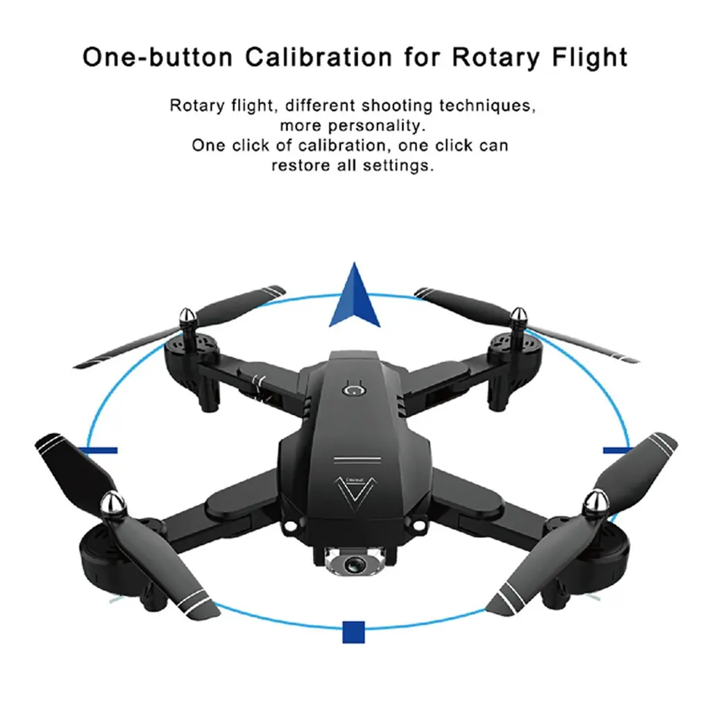 

L103 RC Drone with 720P Dual Camera Wifi FPV Optical Flow Position Smart Follow Foldable RC Helicopter Airplane